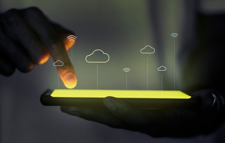 hologram-projector-screen-with-cloud-system-technology_53876-108502
